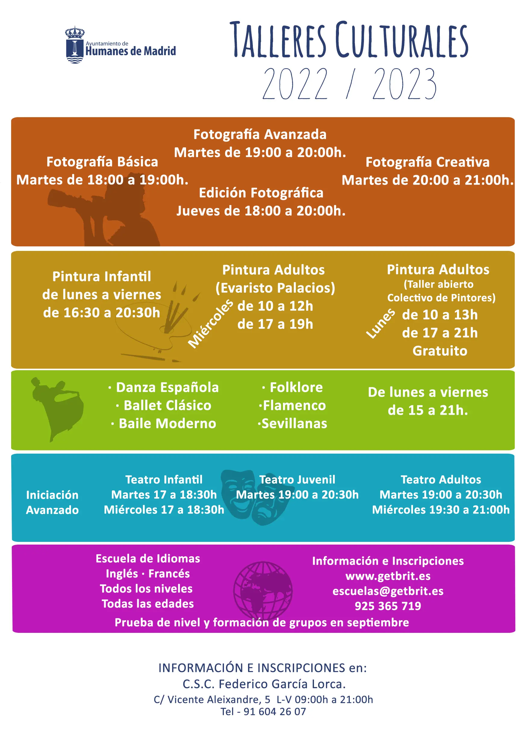 cursos en ayuntamiento de madrid - Cómo apuntarse a los talleres de la Comunidad de Madrid