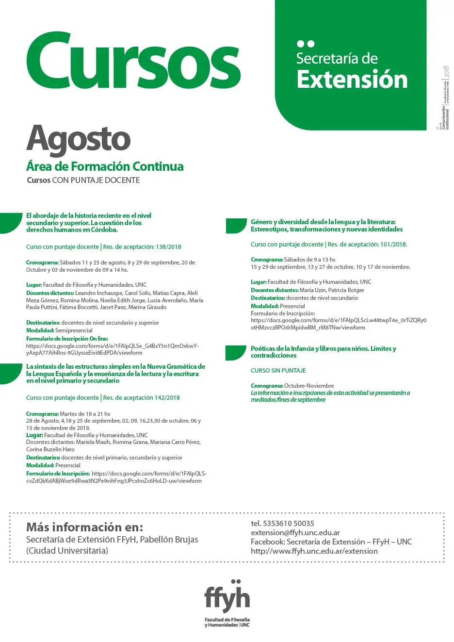 cursos con puntaje docente cordoba - Cómo saber si un curso da puntaje docente en Córdoba