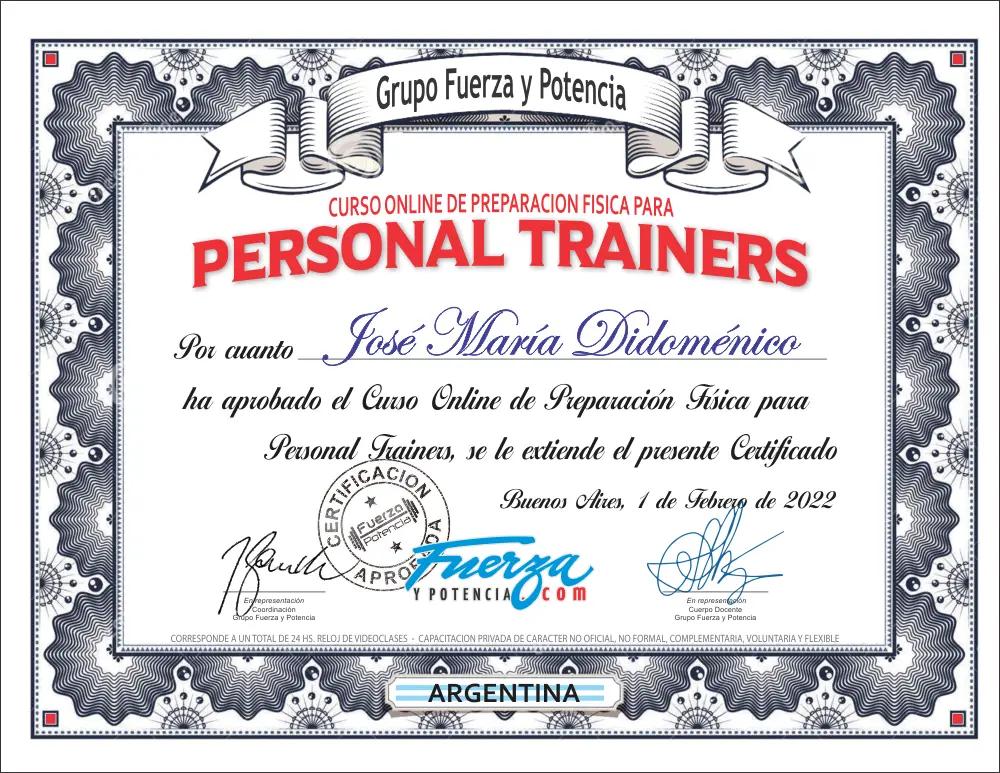 curso personal trainer titulo oficial - Cómo sacar el certificado de entrenador personal