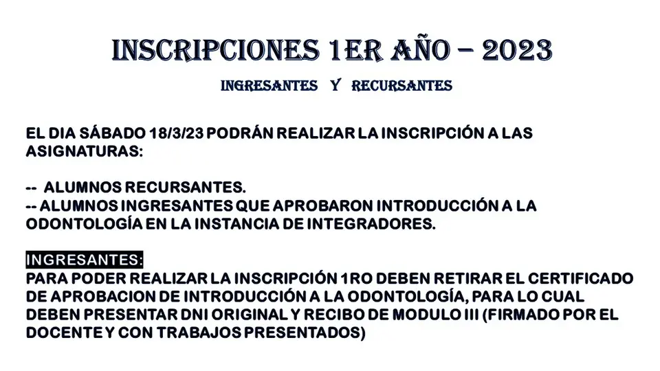 curso de ingreso odontologia unlp - Cómo sacar turno en la facultad de Odontología de la Plata
