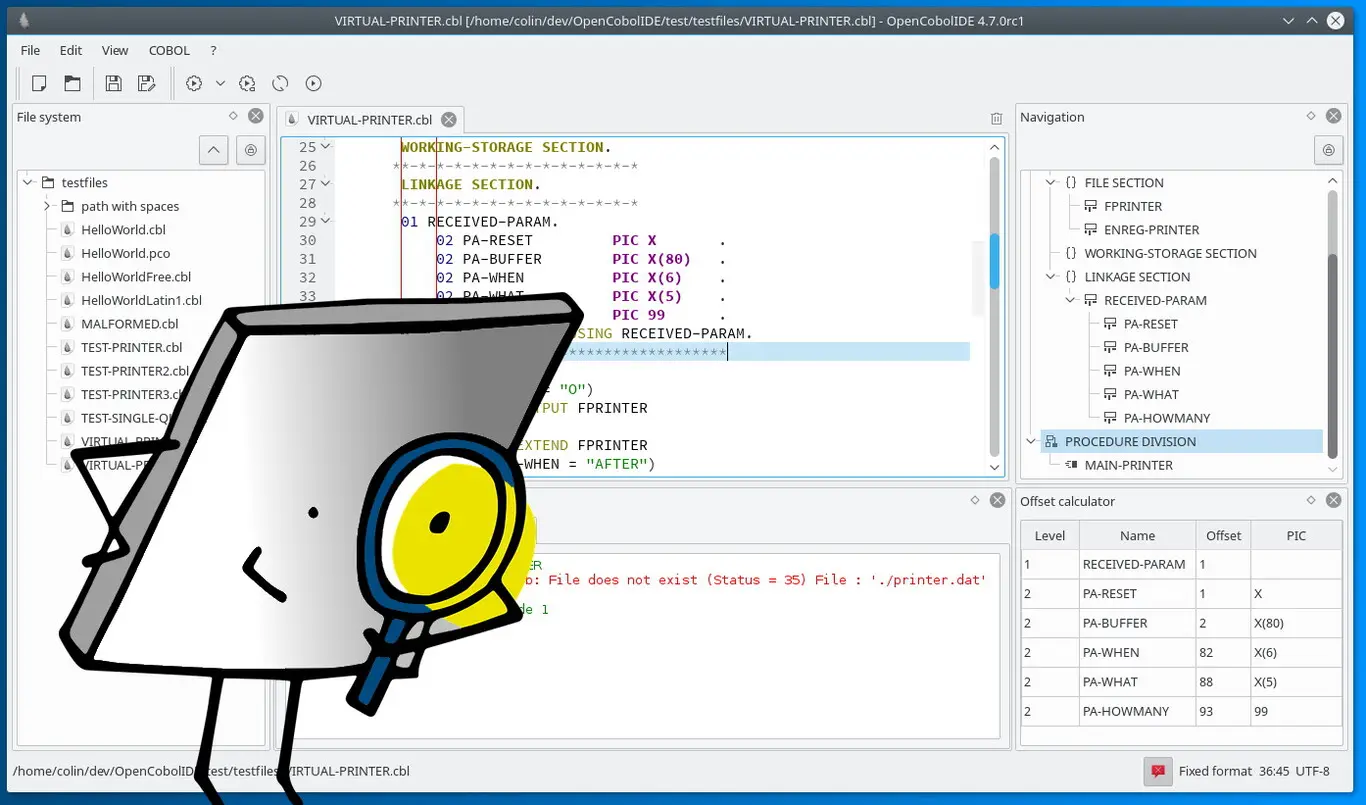 cobol curso gratis - Cómo se escribe hola mundo en COBOL