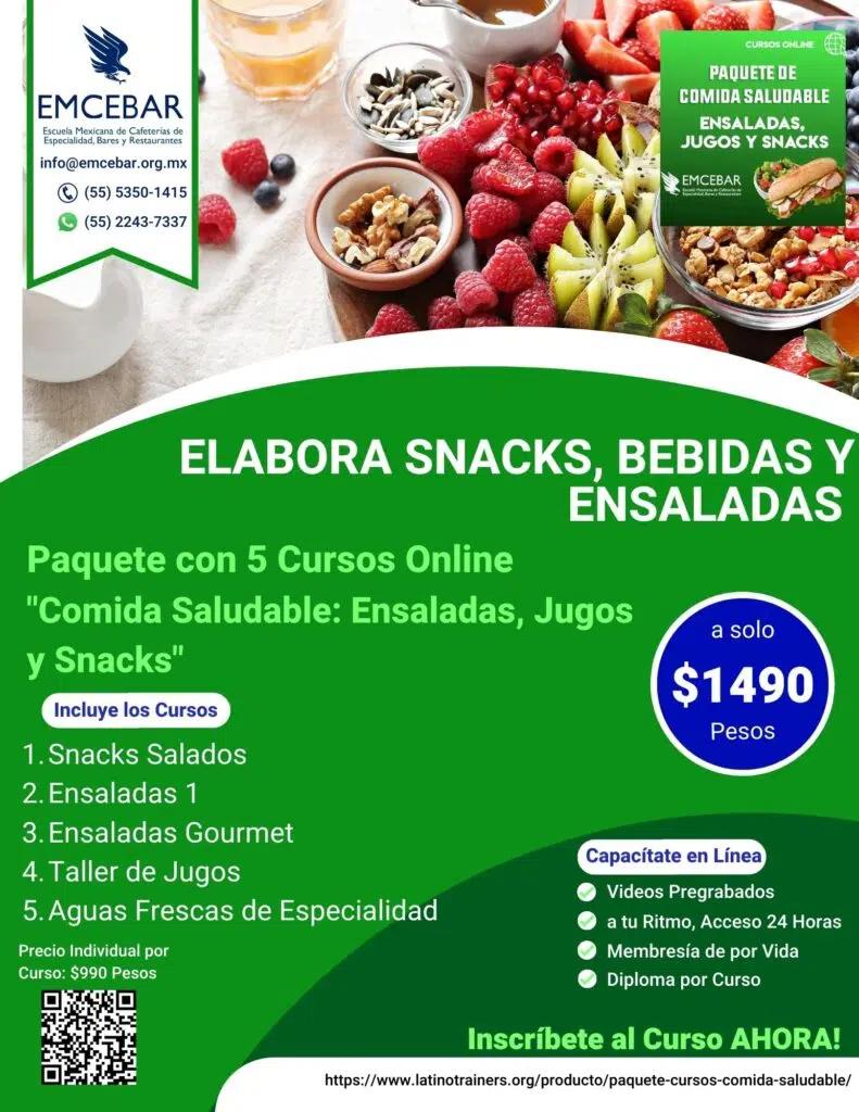cursos de comida saludable - Cómo se le llama al curso de comida
