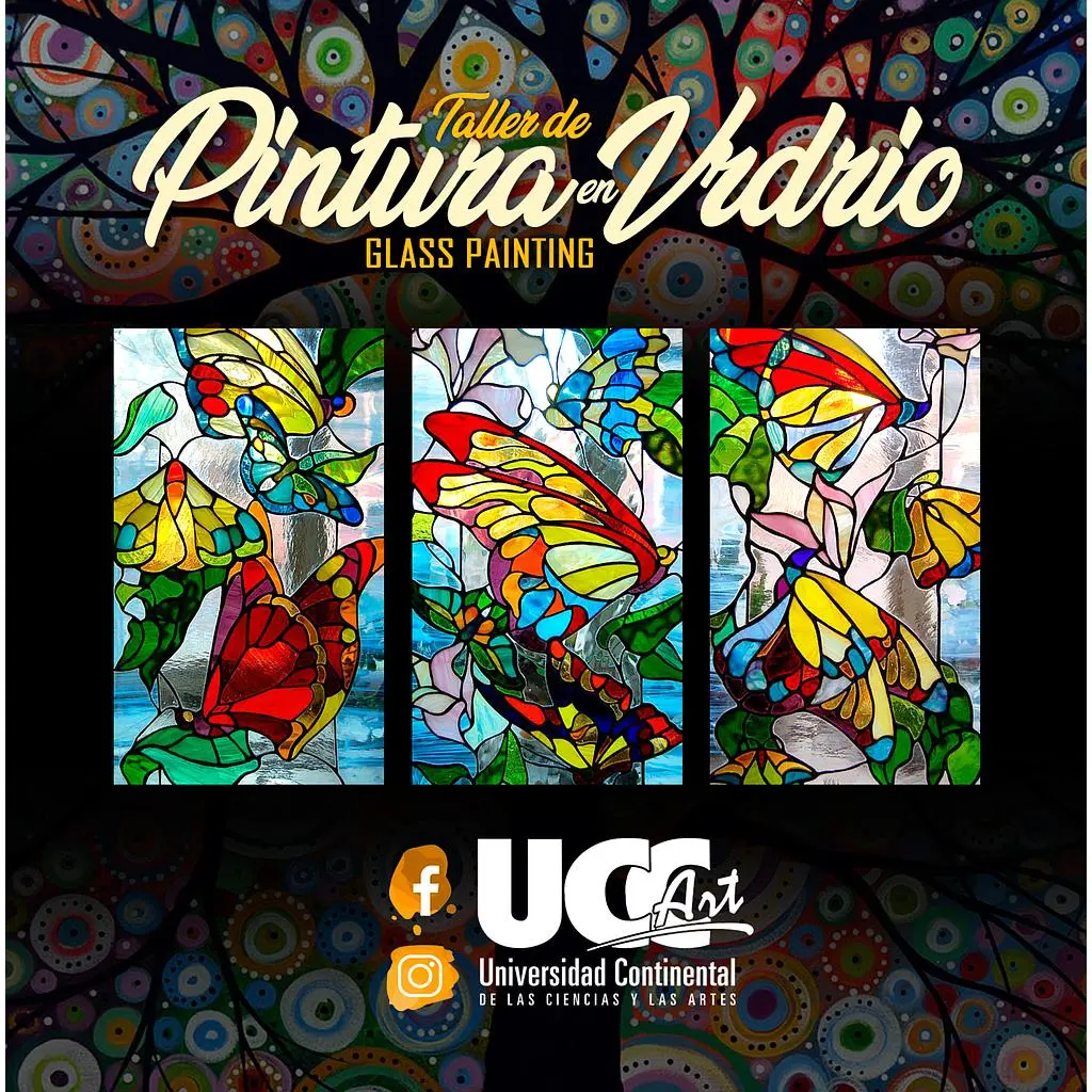 curso de pintura en vidrio - Cómo se llama la técnica de pintar en vidrio