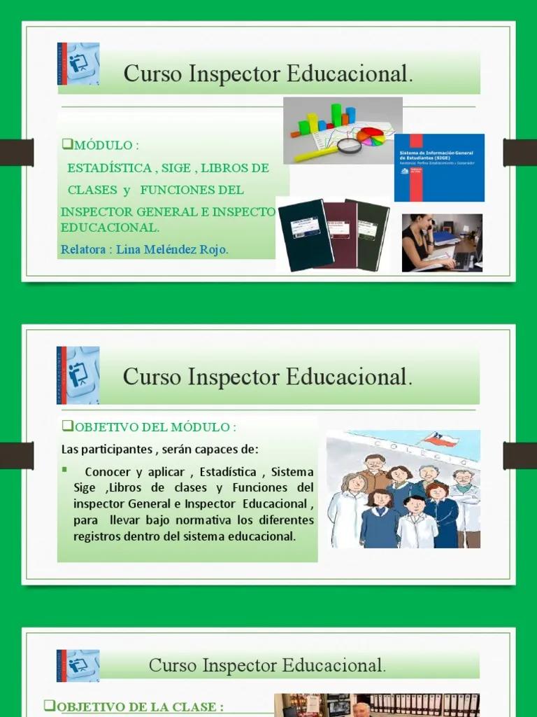 curso inspector general - Cómo se llega a ser inspector general