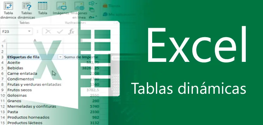 curso de tablas dinamicas - Cuáles son los 4 elementos para realizar reportes con tablas dinámicas