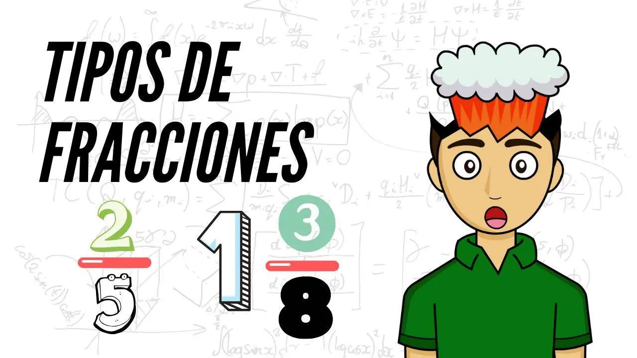 fracciones cursos - Cuáles son los 5 tipos de fracciones