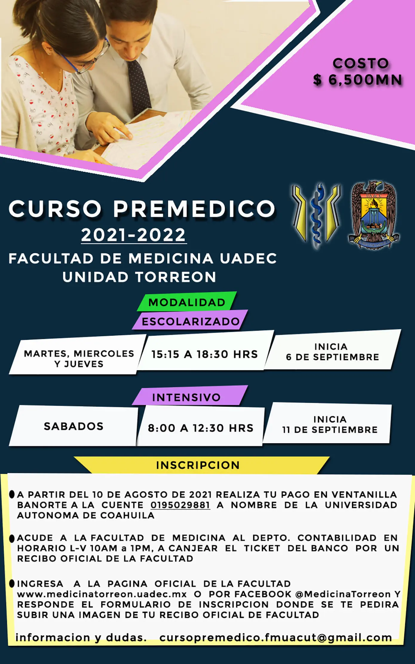 facultad de medicina cursos - Cuándo empieza la facultad de medicina 2025