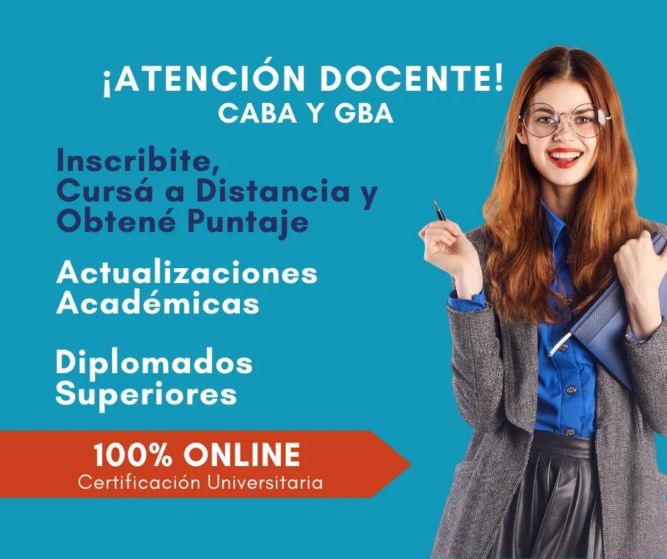 cursos puntaje docente caba - Cuántas horas debe tener un curso para dar puntaje docente