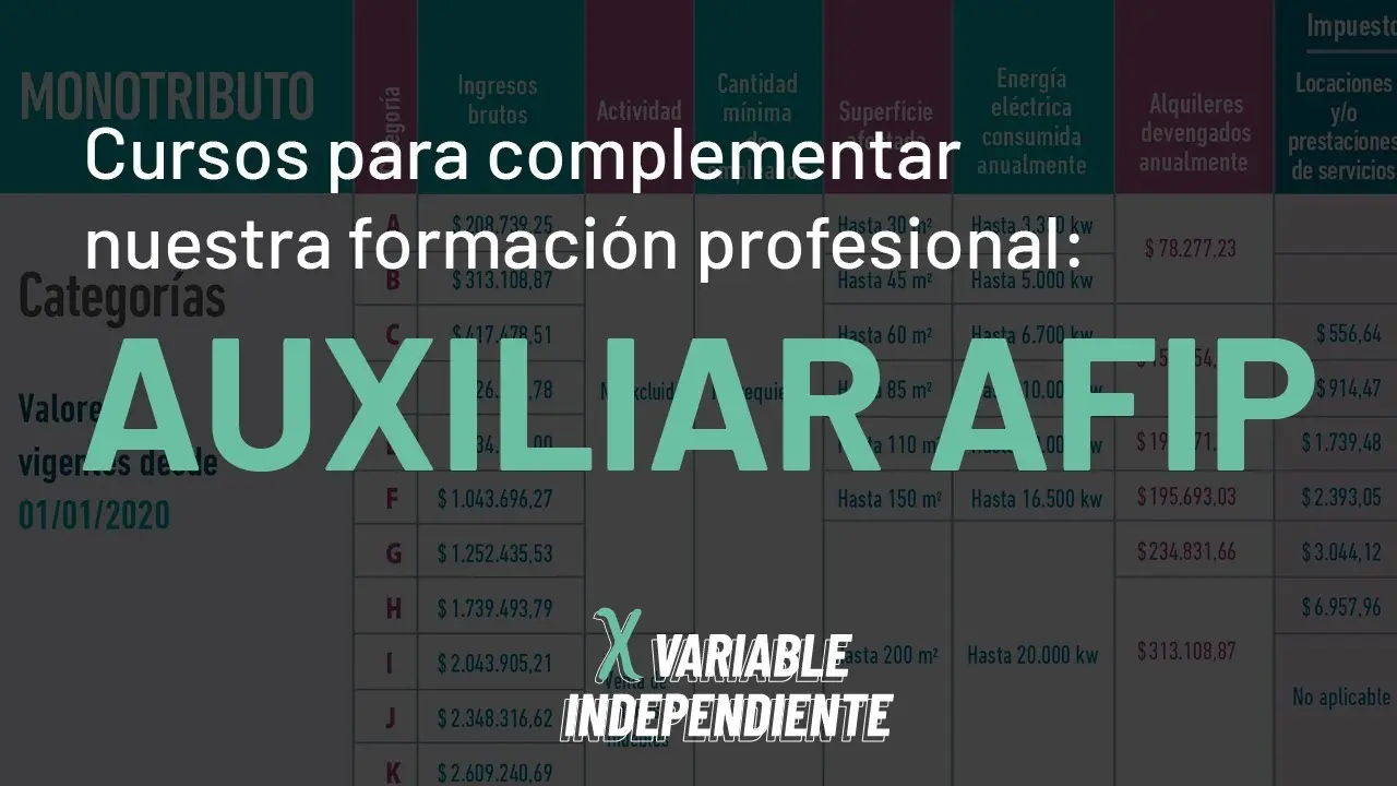 cursos impositivos afip - Cuánto cobra la AFIP