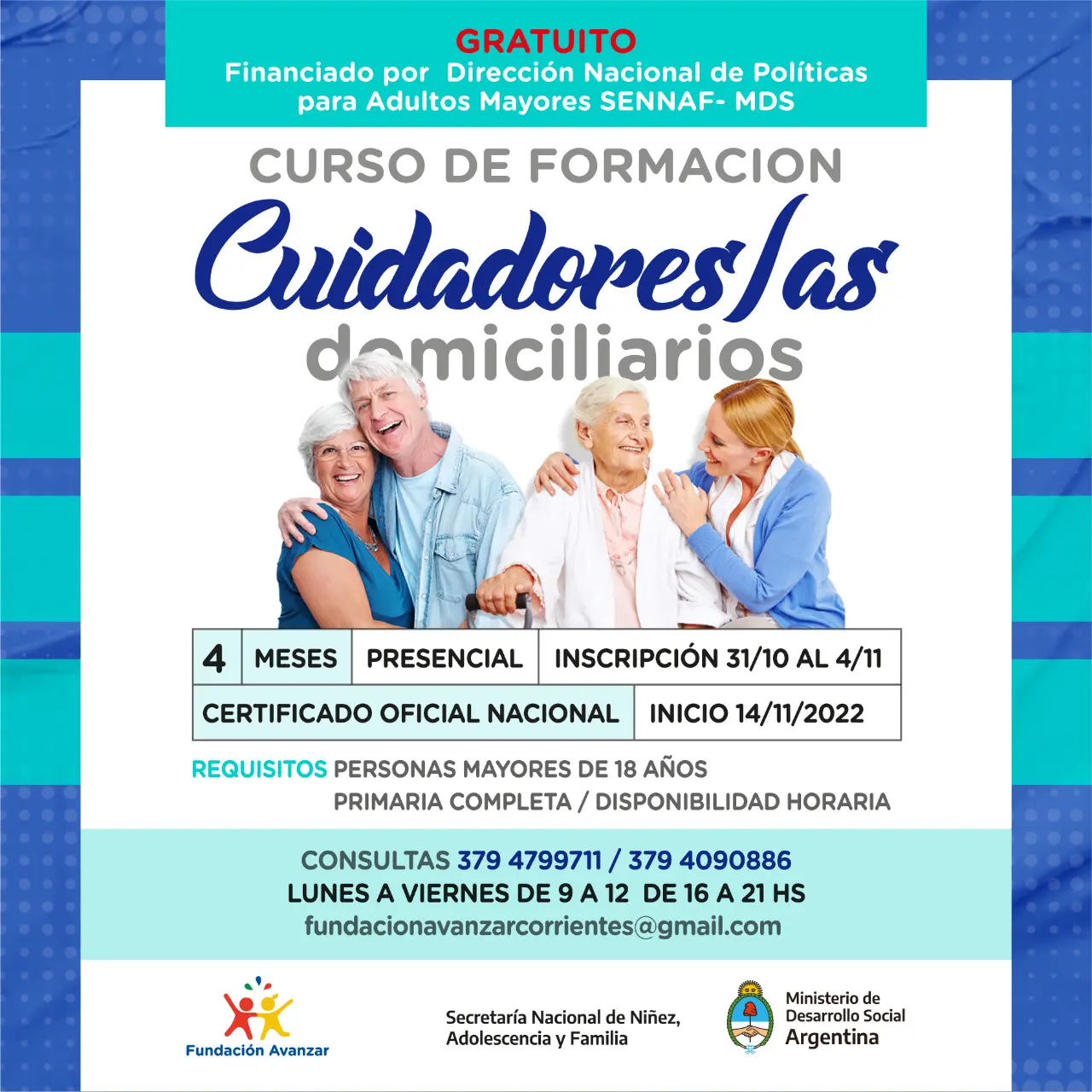 curso de cuidador domiciliario gratis - Cuánto cobra una cuidadora domiciliaria en 2024