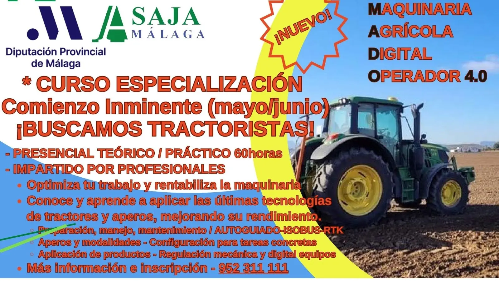 curso de tractorista - Cuánto cuesta el carnet agrícola