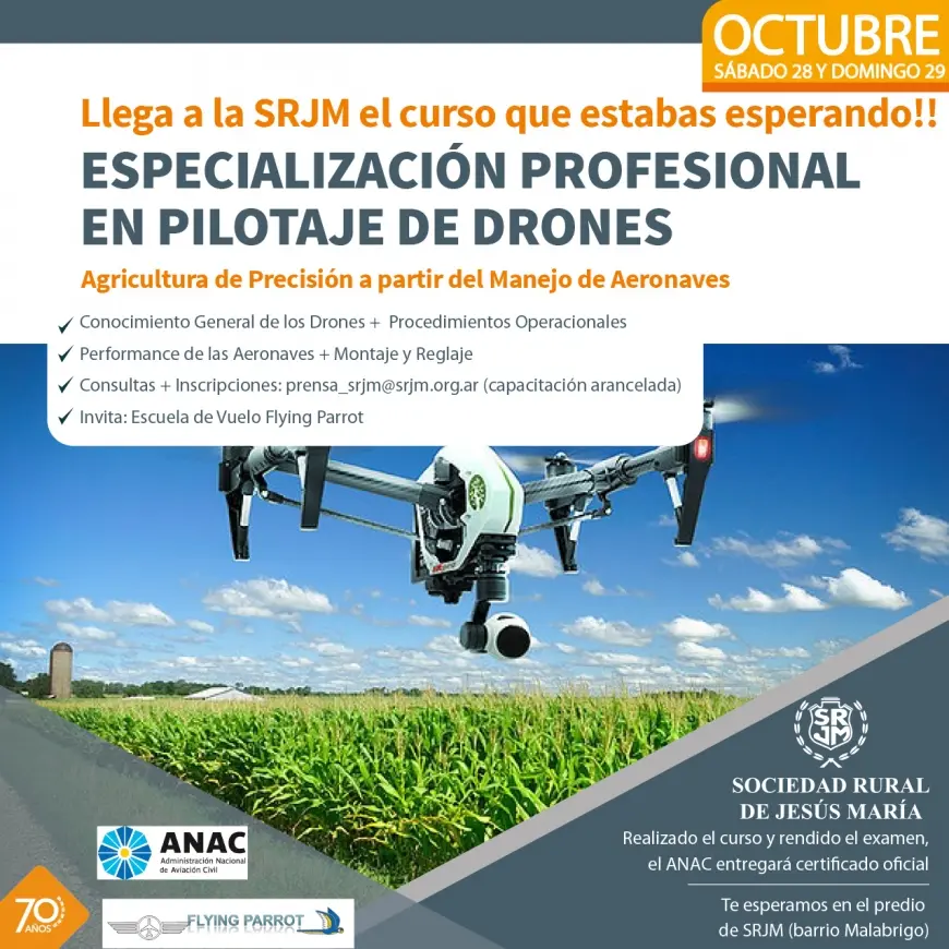 curso de manejo de drones argentina - Cuánto cuesta el carnet de dron