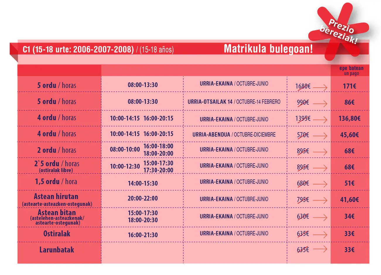 curso euskera online - Cuánto cuesta sacarse el C1 de euskera