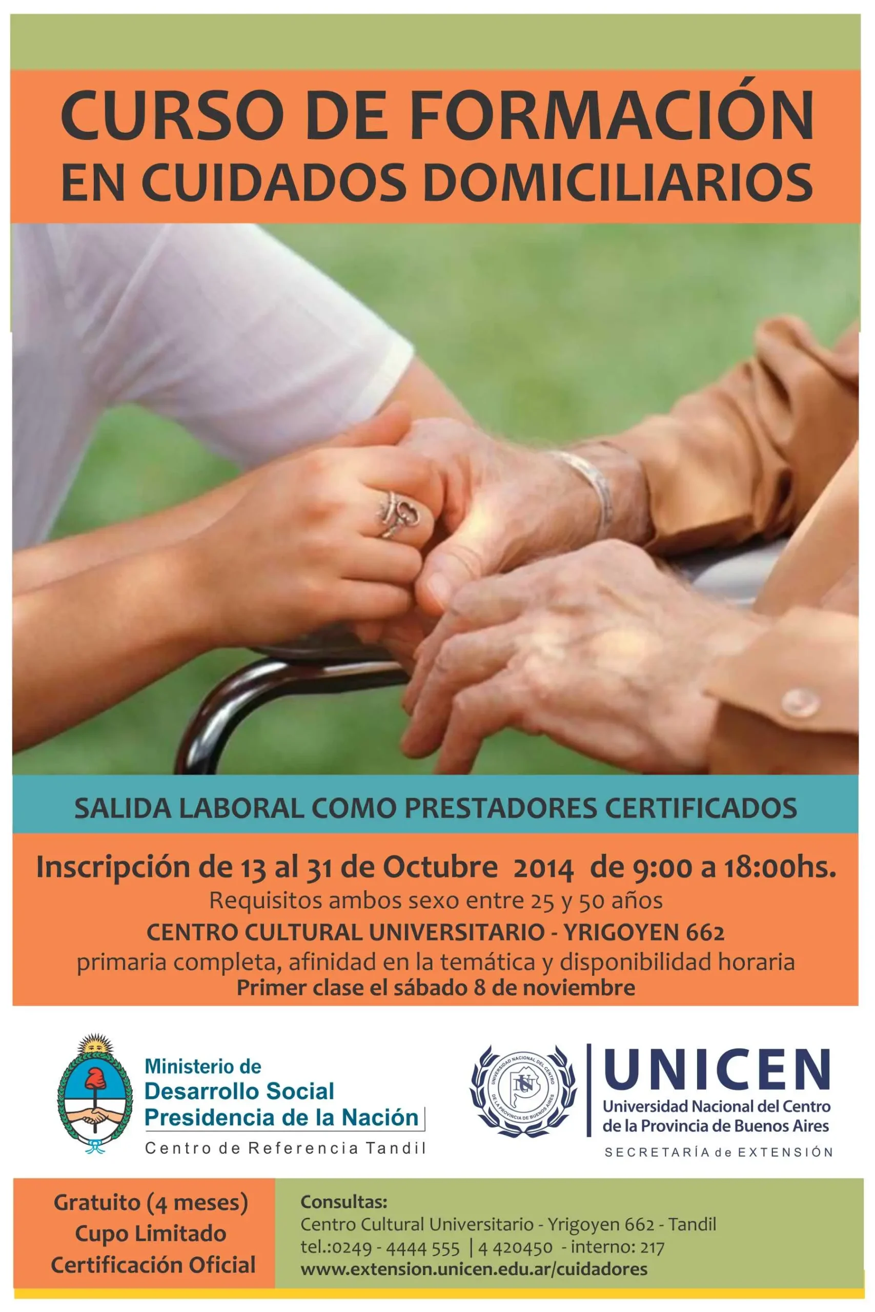 curso de cuidador domiciliario - Cuánto dura el curso de cuidador domiciliario