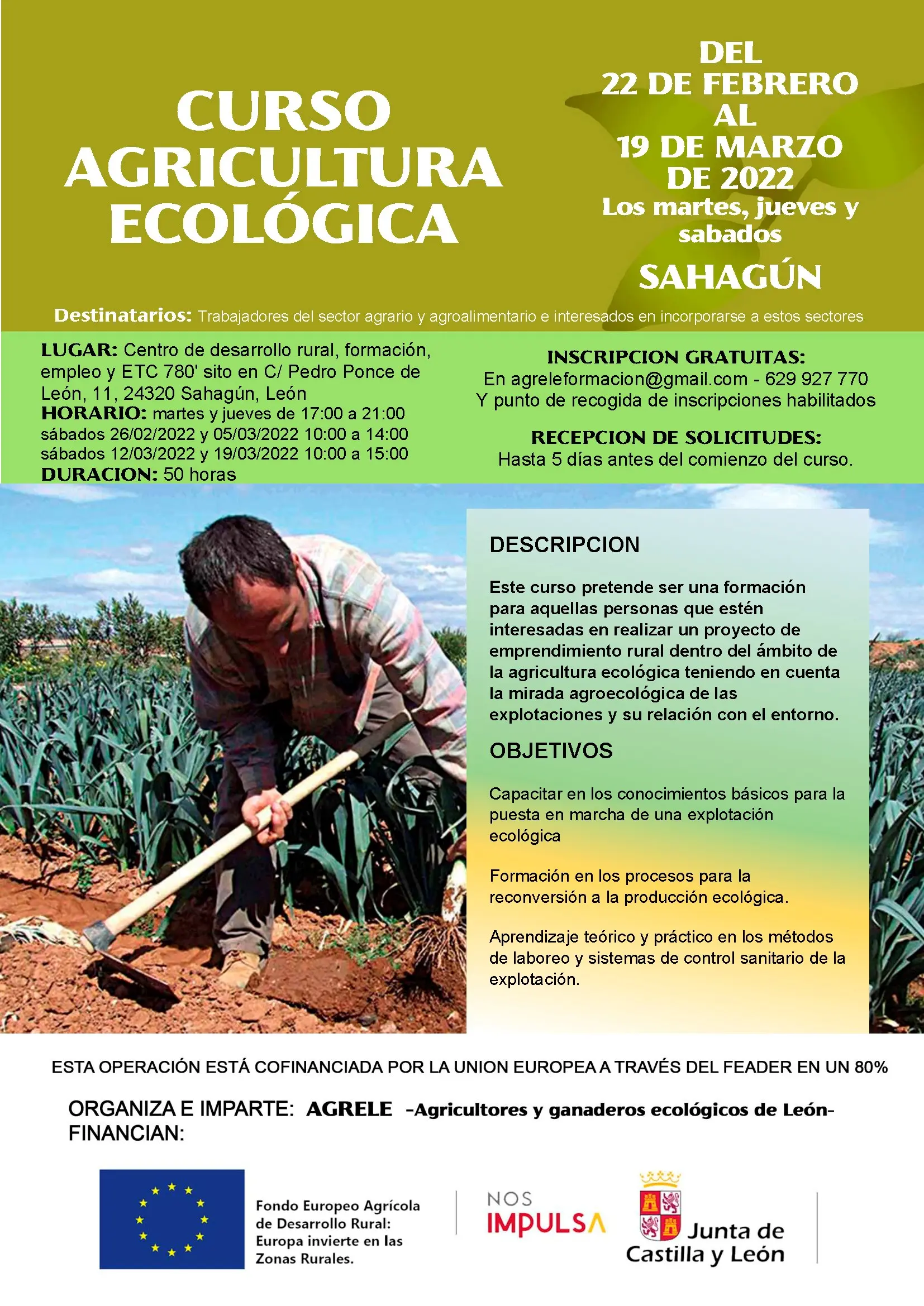 curso agricultor - Cuánto dura el curso de joven agricultor