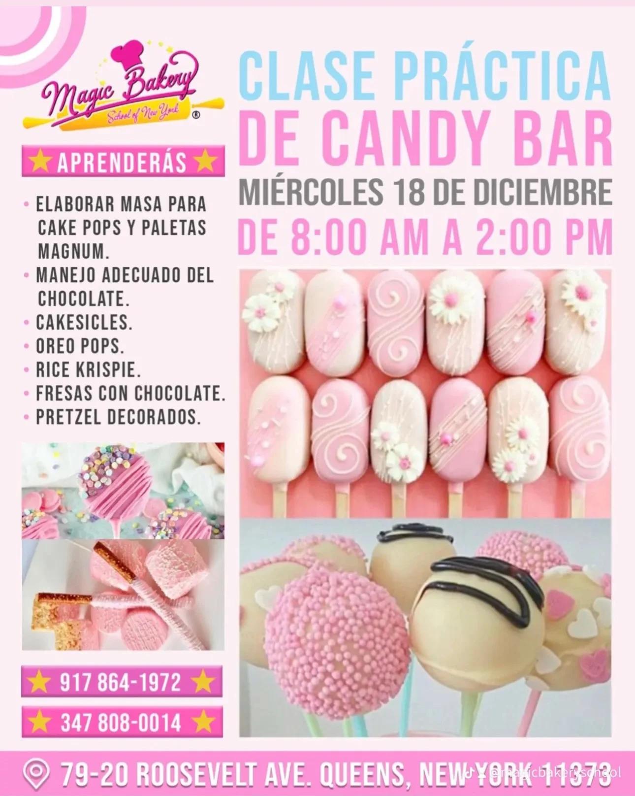 curso de candy bar presencial - Cuánto dura el curso de mesa y bar