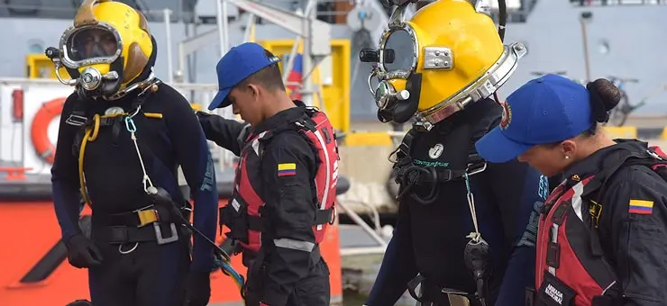 curso de buceo industrial colombia - Cuánto dura la carrera de buceo industrial