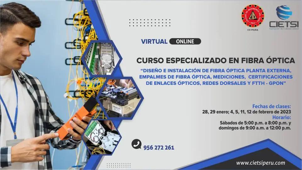 curso de fibra optica online - Cuánto dura un curso de fibra óptica