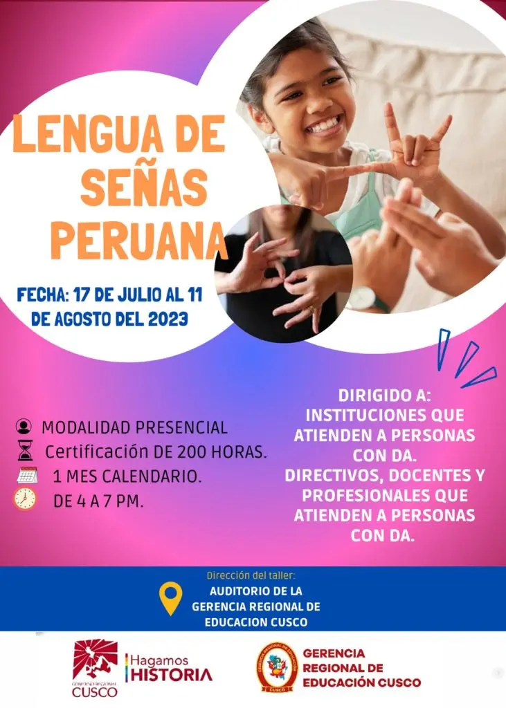 curso de lenguaje de señas - Cuánto dura un curso de lenguaje de señas