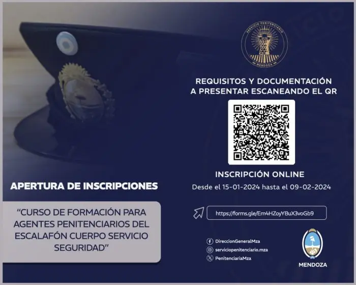 curso penitenciario mendoza - Cuánto gana un agente penitenciario en Mendoza