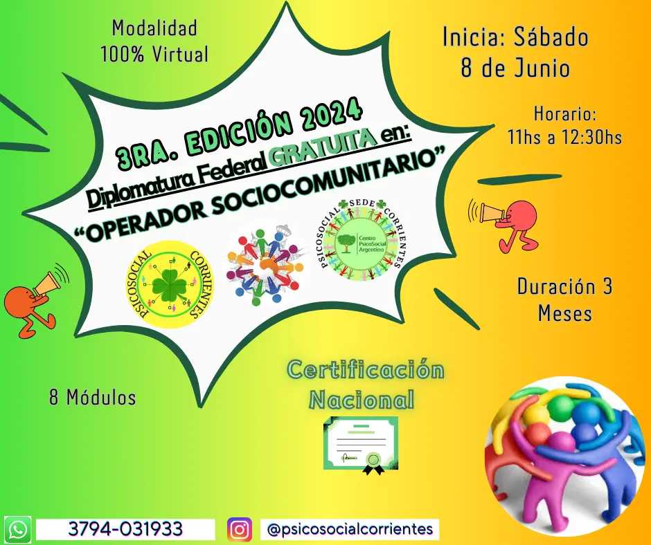 curso de operador social y comunitario - Cuánto gana un operador social en Argentina