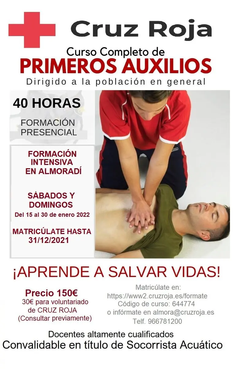 curso de socorrista cruz roja - Cuánto gana un socorrista de la Cruz Roja