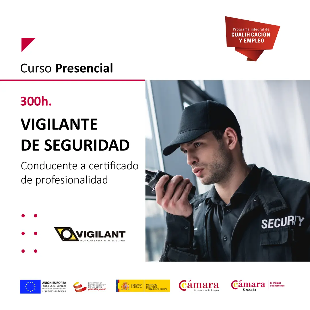 curso vigilante de seguridad granada - Cuánto gana un Vigilante de Seguridad en Andalucía