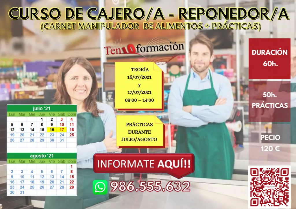 curso reponedor - Cuánto gana una reponedora