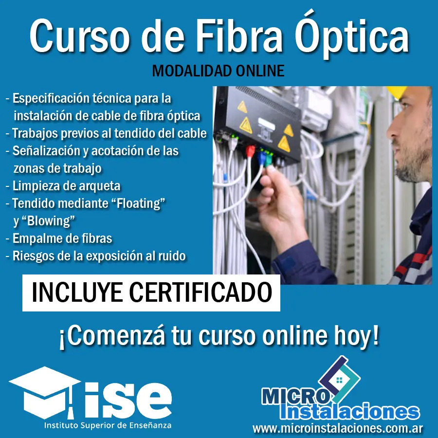 curso de fibra optica online - Cuánto ganan los de fibra óptica