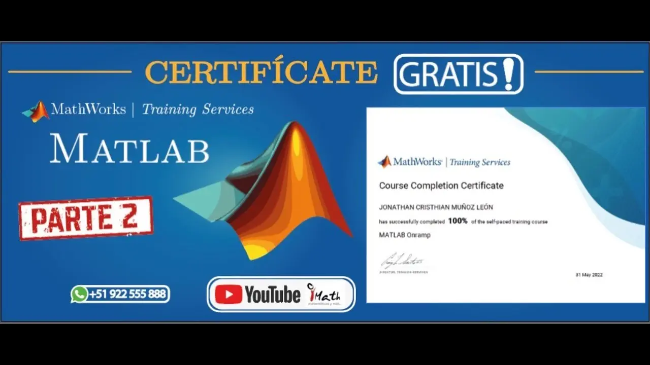 curso de matlab con certificado - Cuánto tiempo dura la licencia de MATLAB
