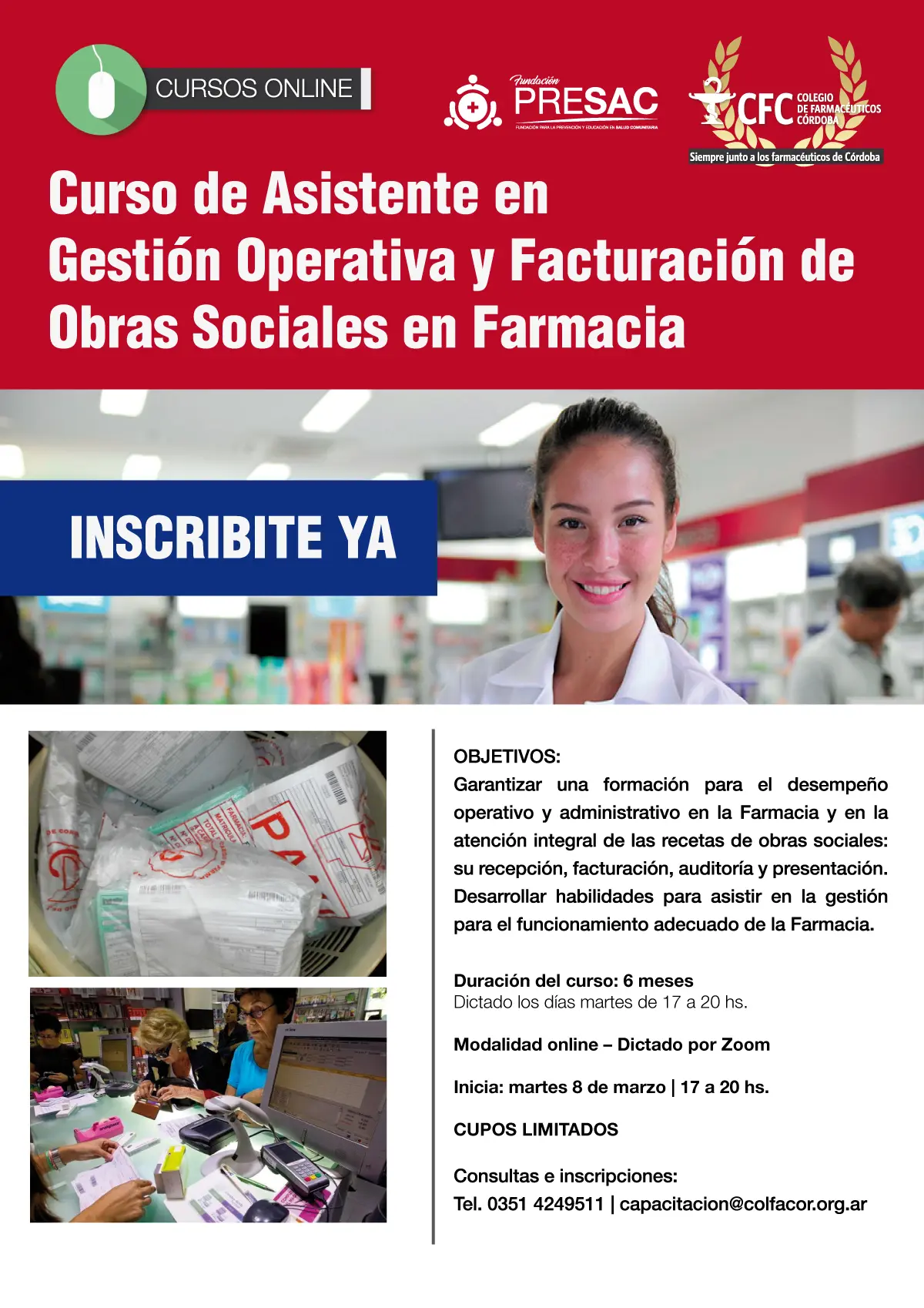 curso auxiliar de farmacia cordoba - Cuánto tiempo dura un curso de auxiliar de farmacia