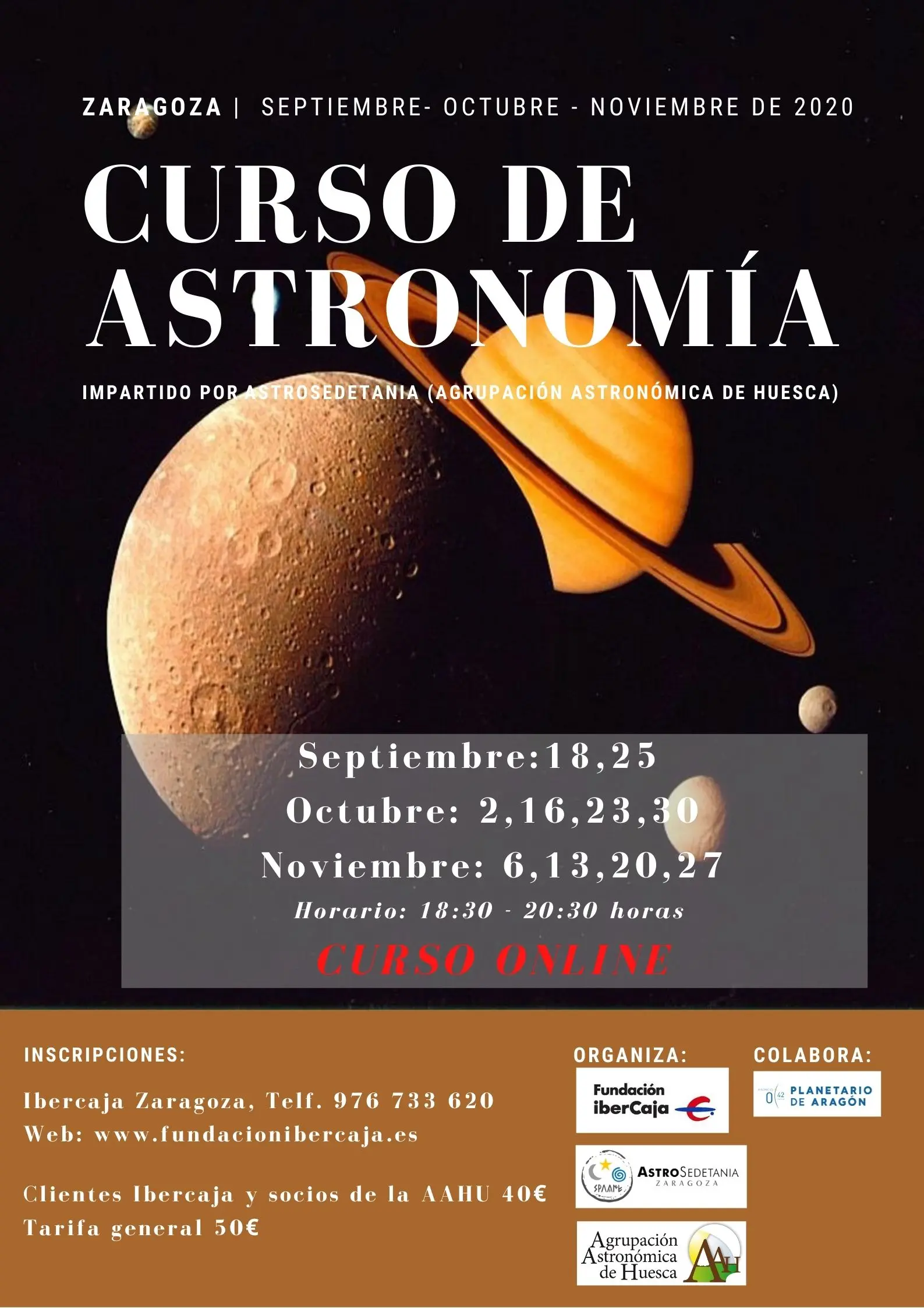 curso de astronomia - Cuánto vale un curso de Astronomía