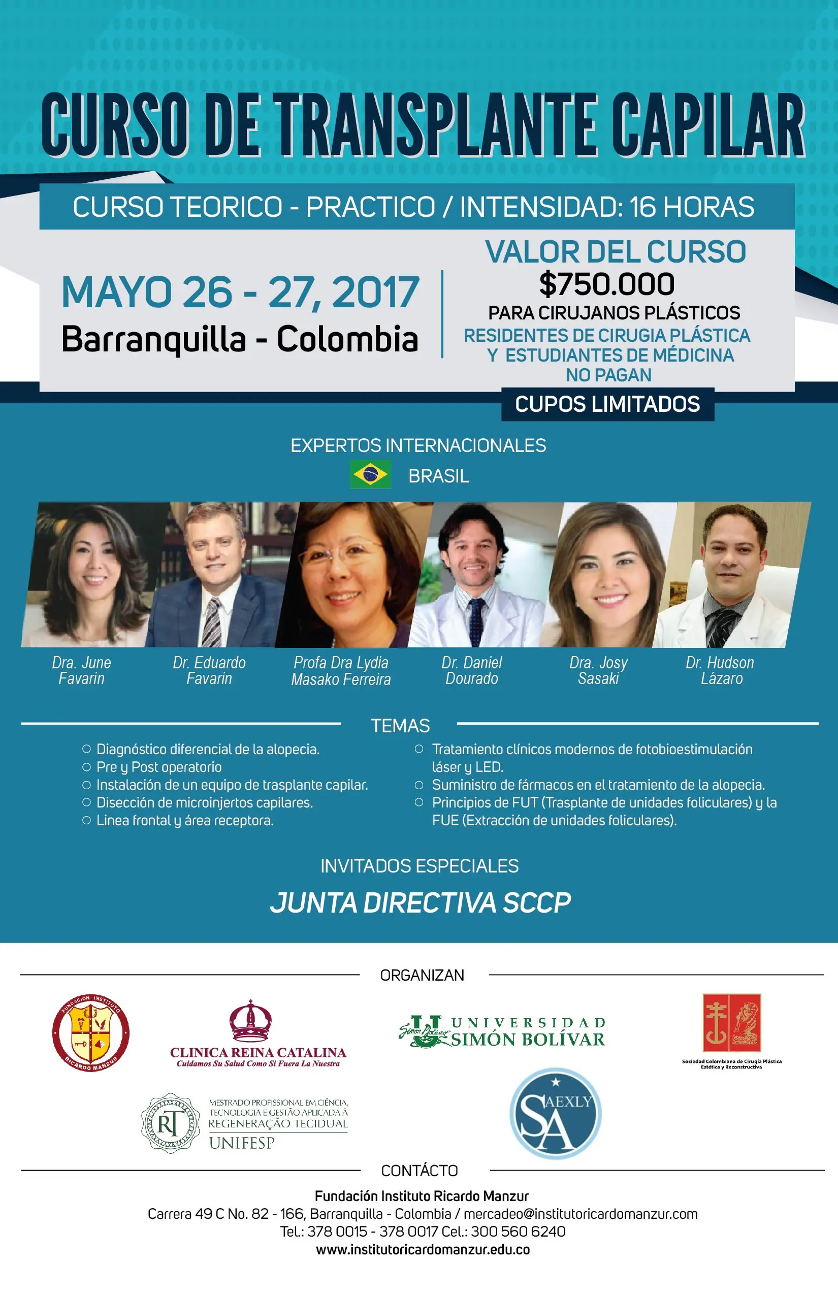 curso de trasplante capilar - Cuánto vale un transplante capilar