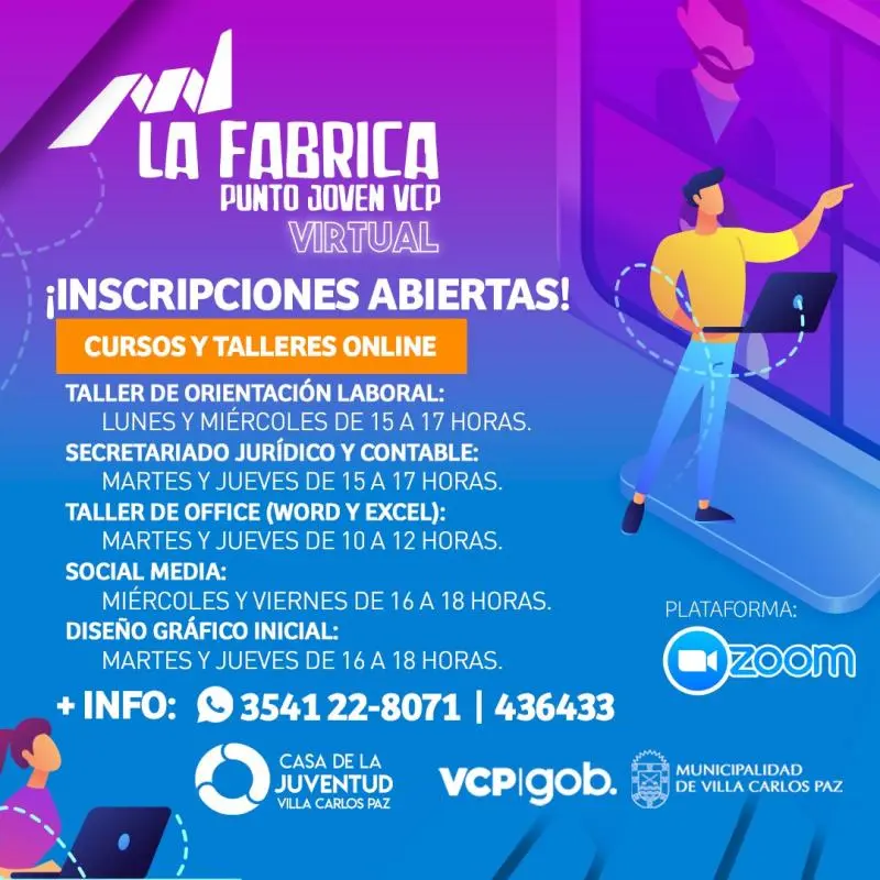 cursos en la fabrica carlos paz - Cuántos años cumple Villa Carlos Paz