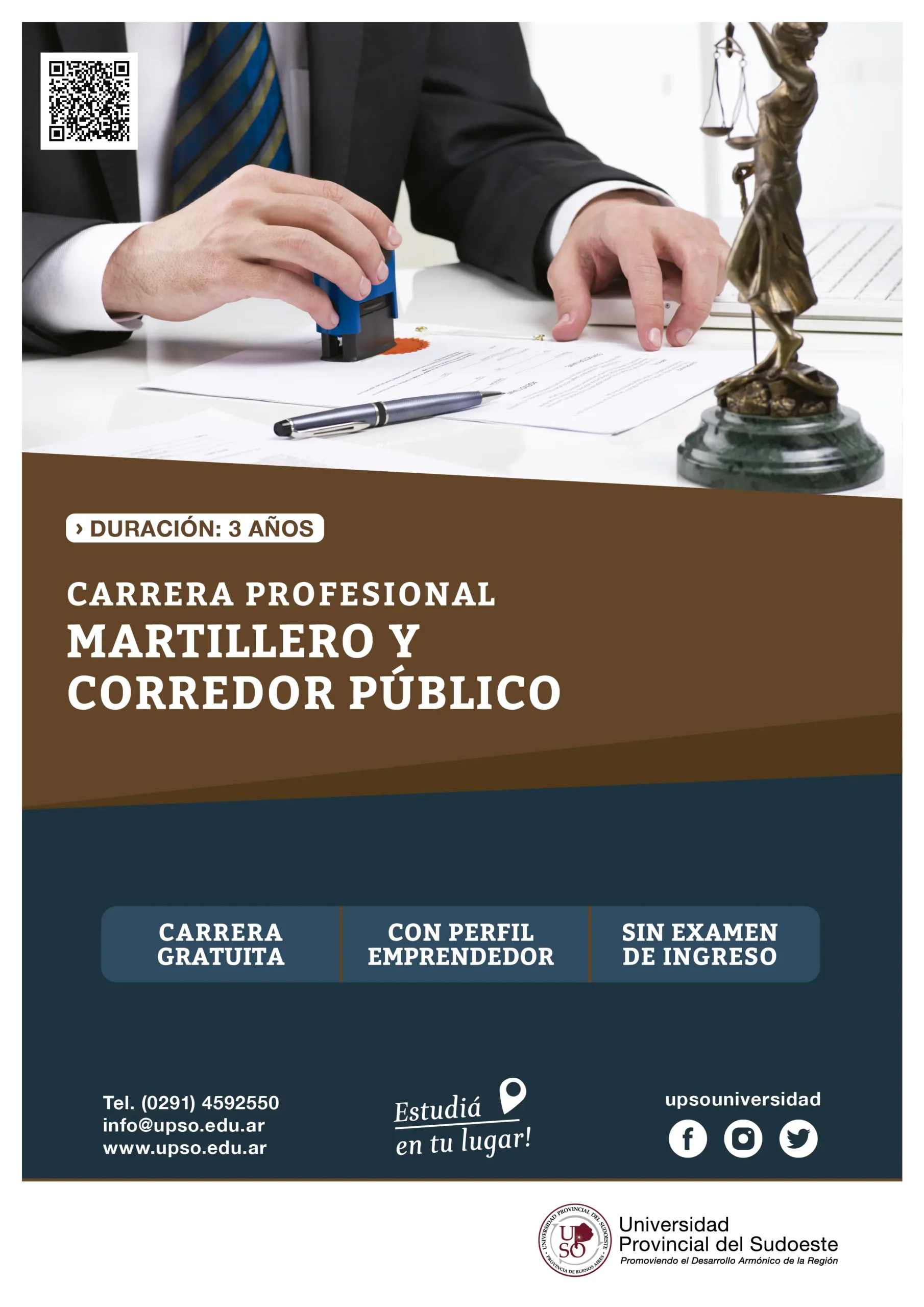 curso martillero publico online - Cuántos años se estudia para ser Martillero Público