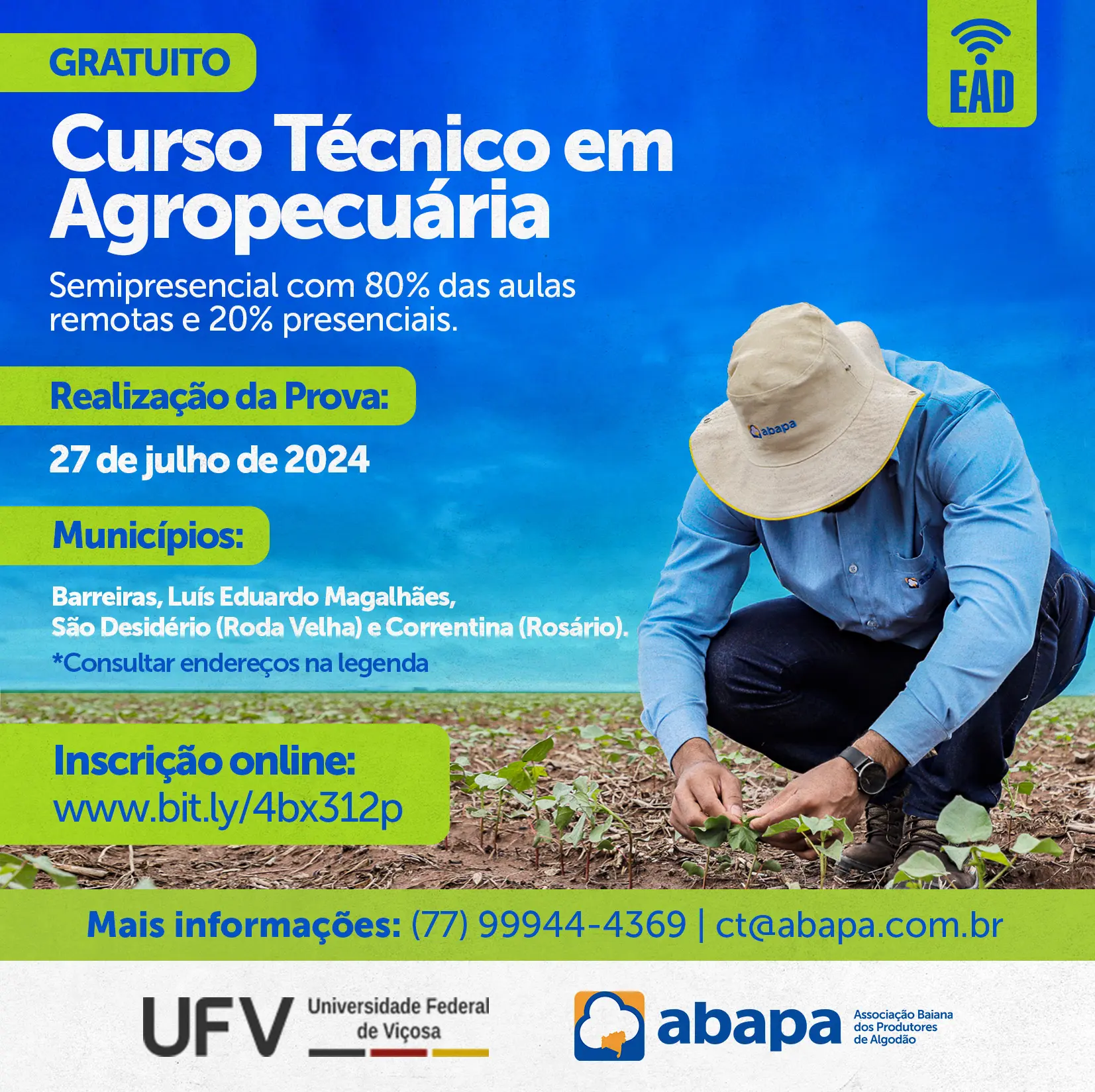 curso tecnico agropecuaria a distancia - Cuántos años se estudia para técnico agropecuario