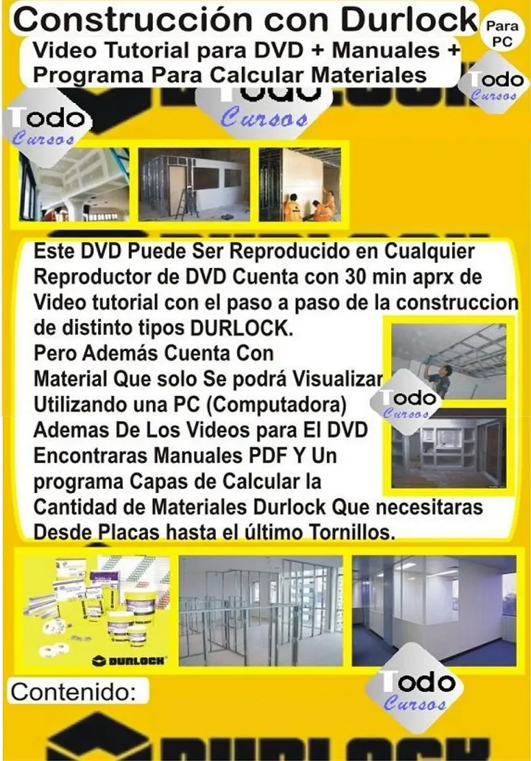 curso de durlock gratis - Cuántos metros trae una placa de Durlock