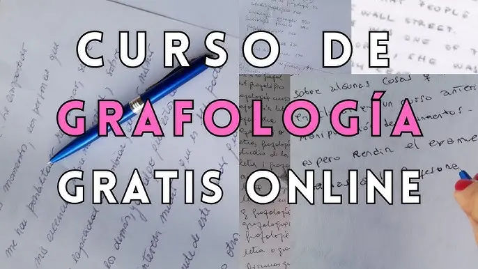 curso de grafologia gratis - Dónde estudiar grafología en línea