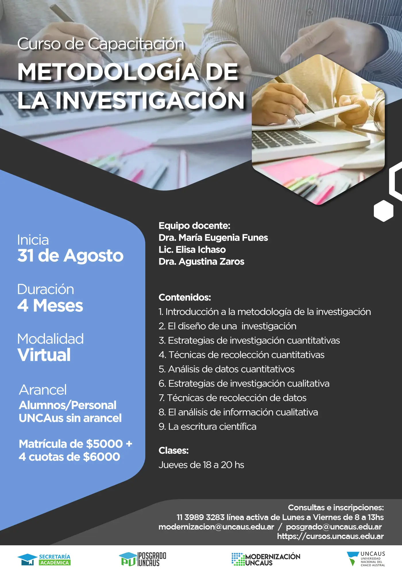 cursos sobre metodologia de la investigacion - Dónde estudiar Metodología de la investigación