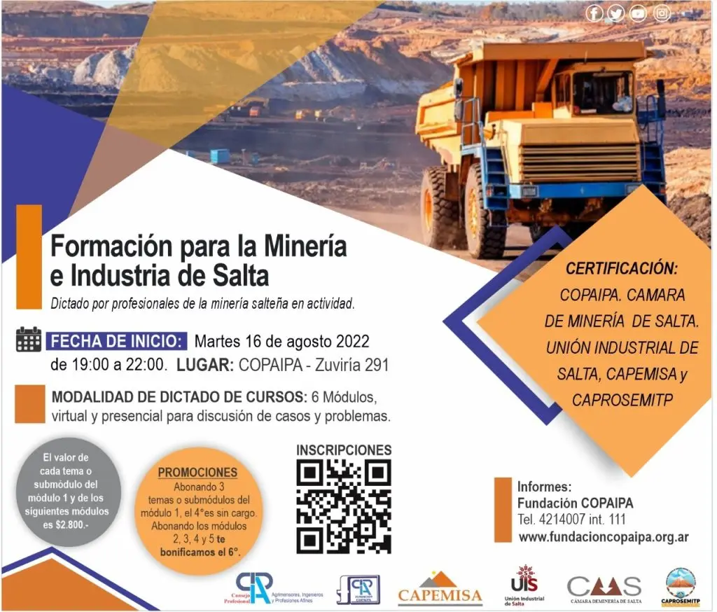 cursos de mineria en argentina - Dónde estudiar minería en Argentina