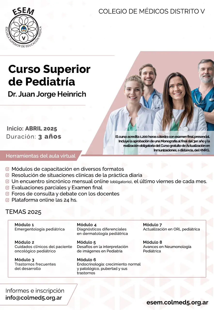 curso superior de pediatria - Dónde estudiar para ser pediatra