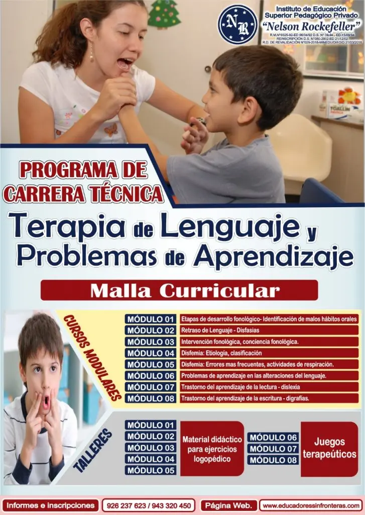 cursos de terapia de lenguaje en lima - Dónde estudiar terapia de lenguaje en Lima