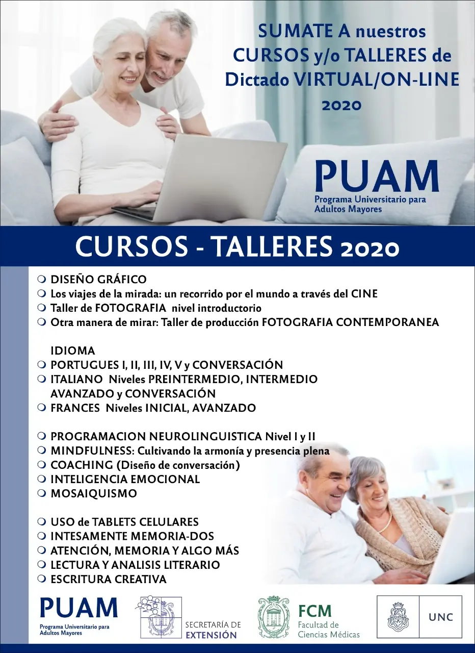 cursos para adultos mayores - Dónde puede estudiar un adulto mayor