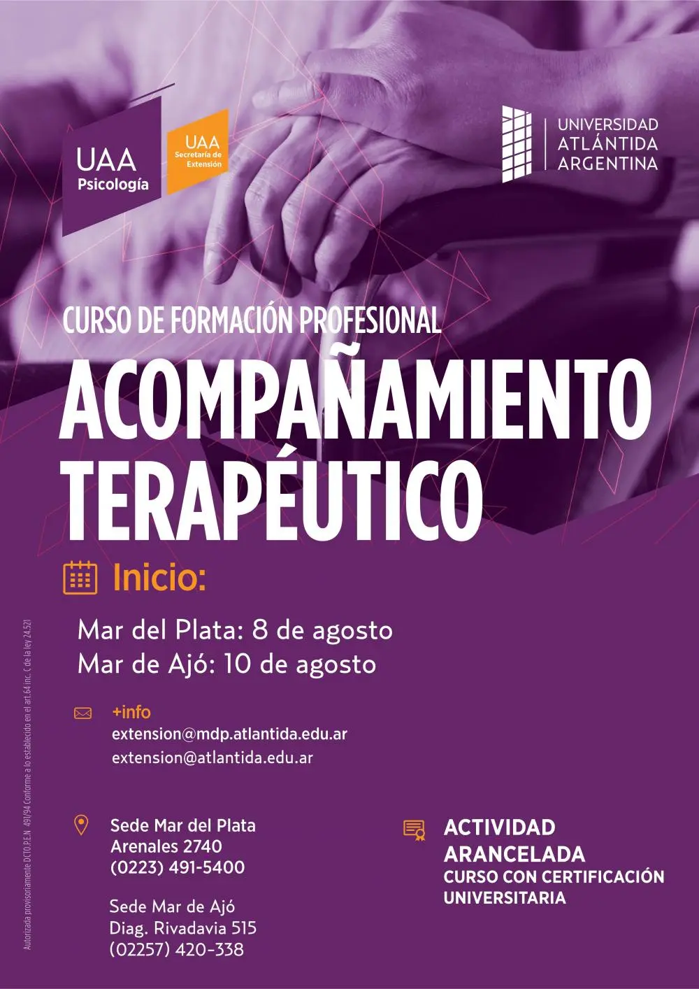 curso de acompañante terapeutico en la plata - Dónde puedo trabajar si soy acompañante terapéutico