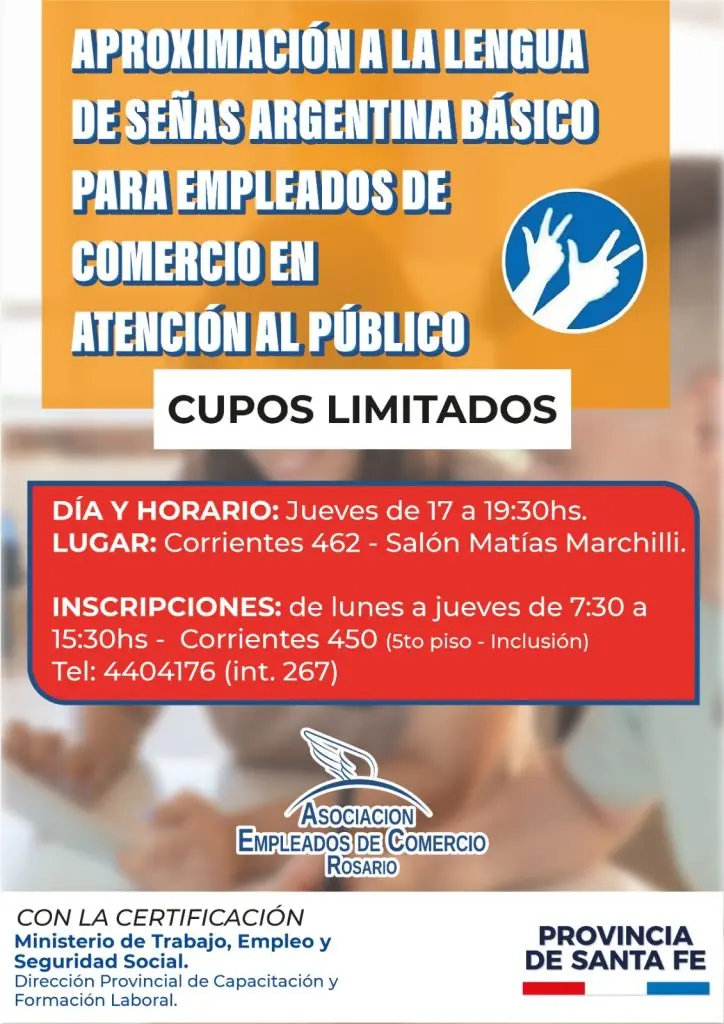 cursos de lenguaje de señas en santa fe capital - Dónde se estudia lenguaje de señas en Santa Fe