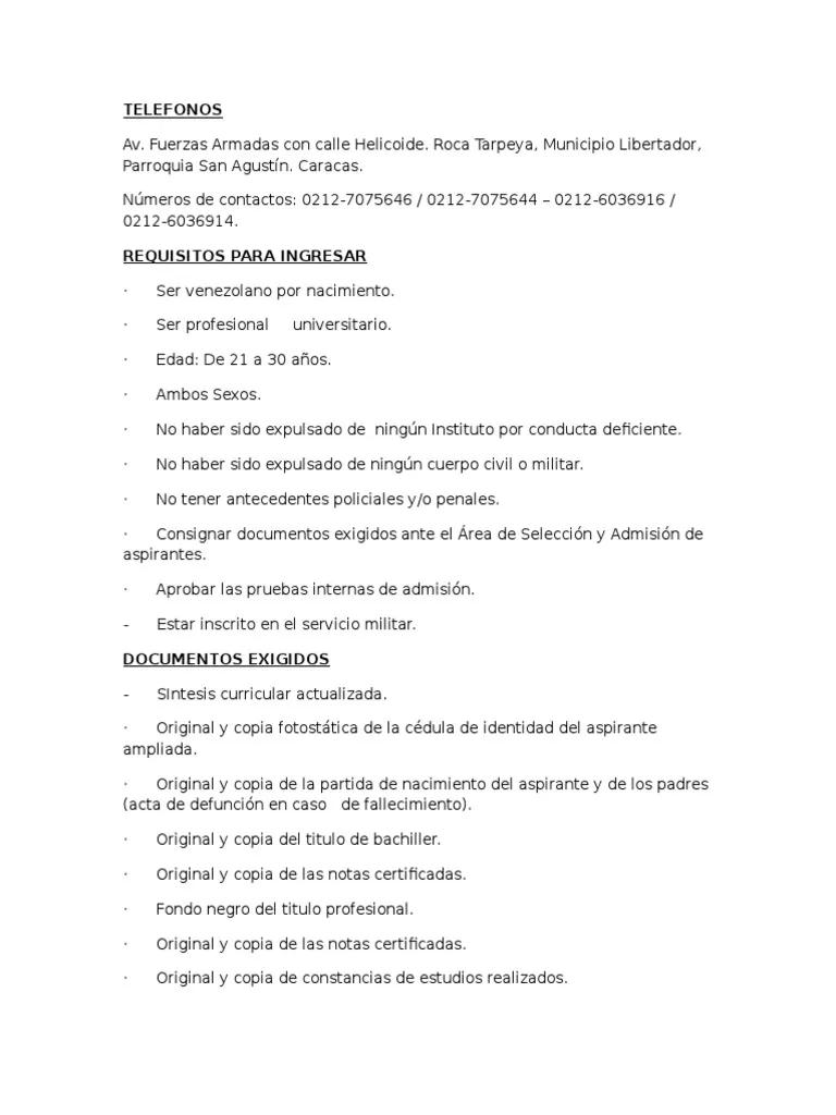 cuanto dura el curso del sebin - Dónde se estudia para ser sebin