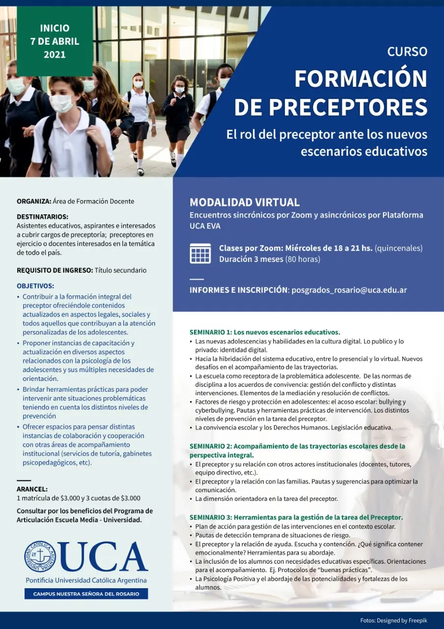 curso de preceptor rosario - Dónde se estudia preceptor en Santa Fe