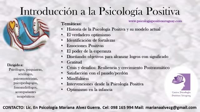 curso de psicologia positiva - Dónde trabaja un psicólogo positivo