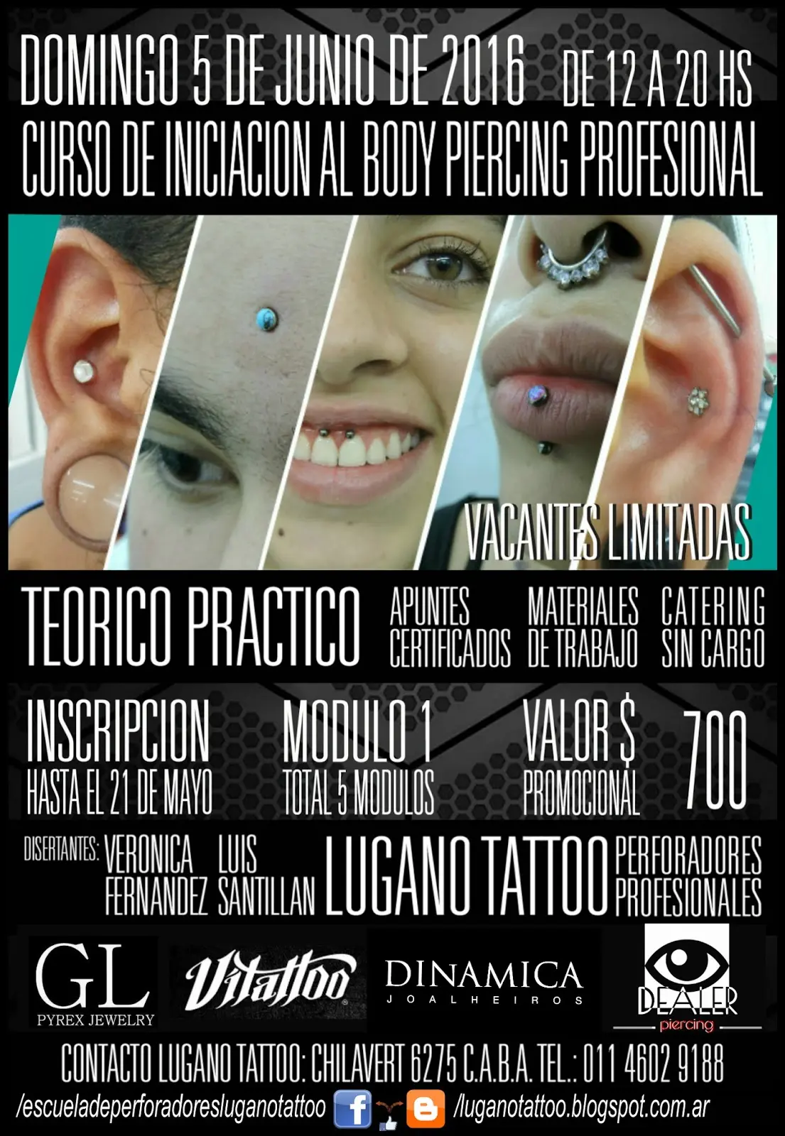 cursos para hacer piercing argentina - Qué autorización necesito para hacerme un piercing