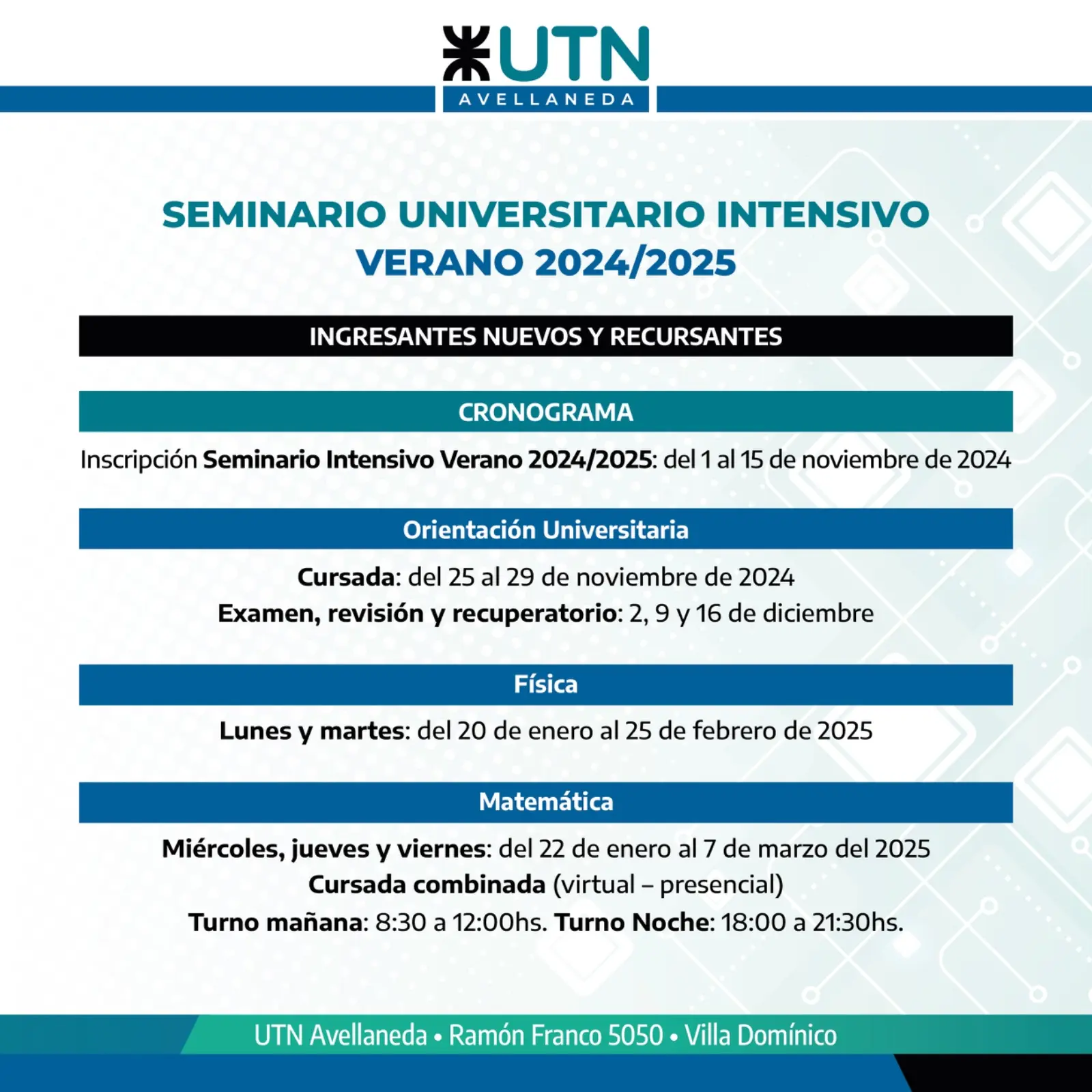utn avellaneda cursos - Qué carreras se pueden estudiar en la UTN